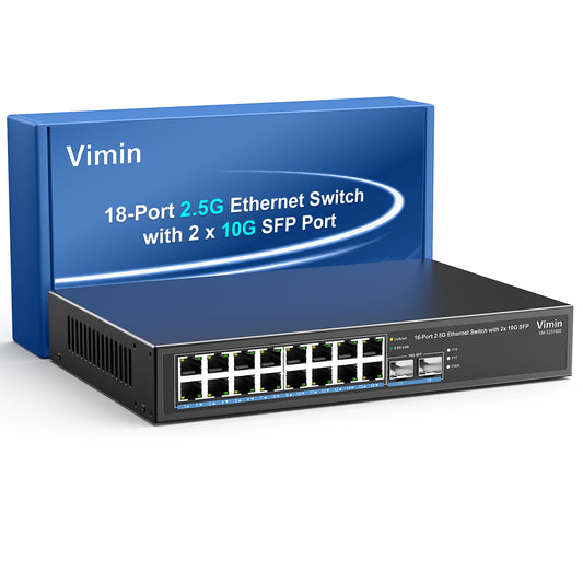 Elevate Your Network: The 18 Port 2.5G Unmanaged Network Switch