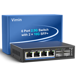 4 Port 2.5G + 2 10Gbps Uplink 